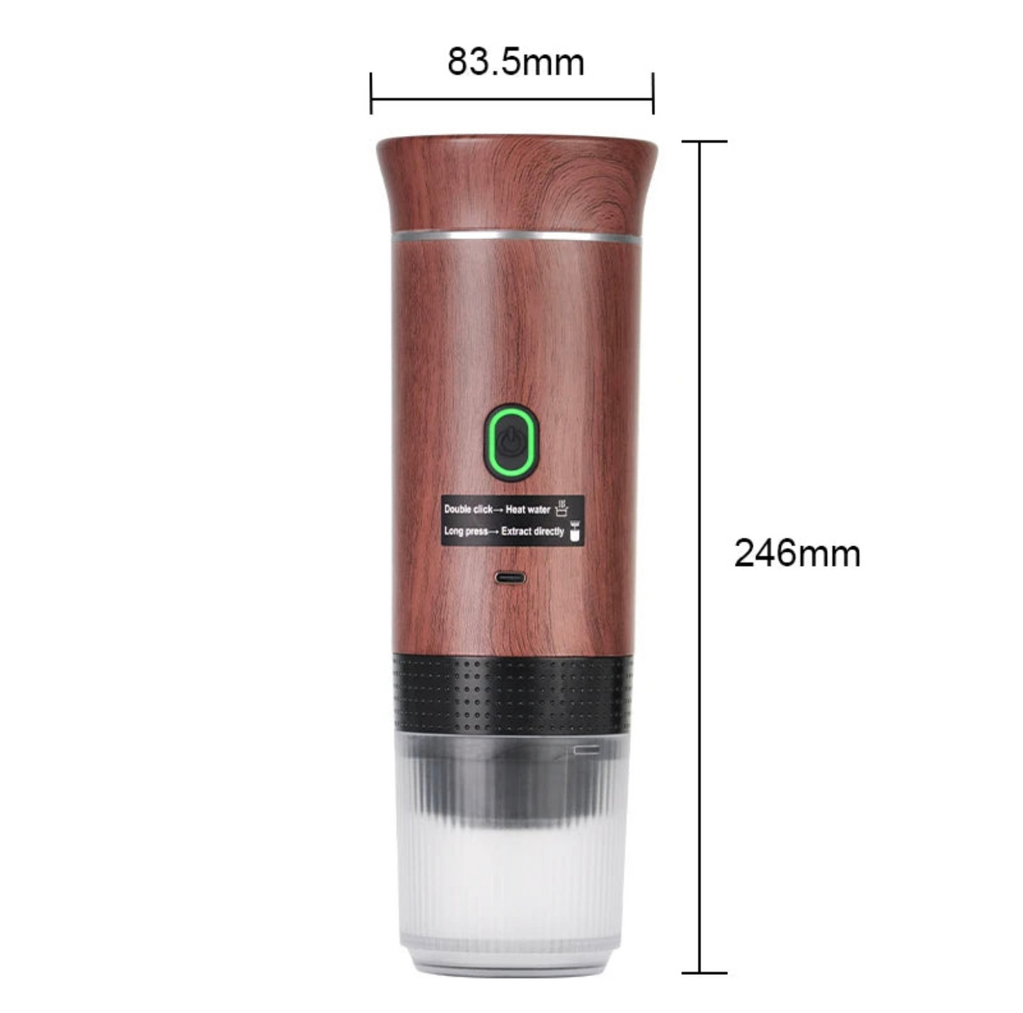 Cafetera Espresso Portátil 3 en 1 – Tu Barista de Bolsillo
